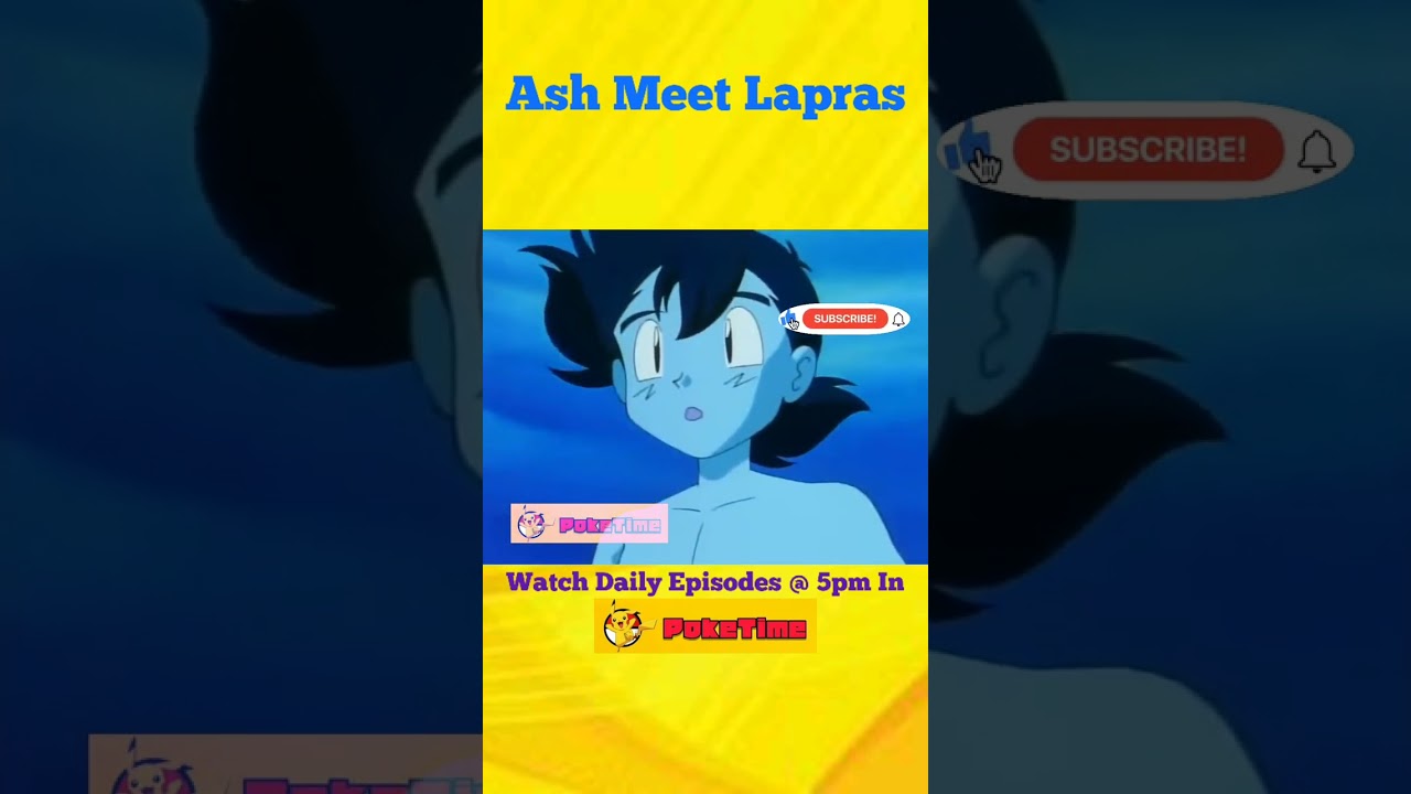 Ash Meets Lapras