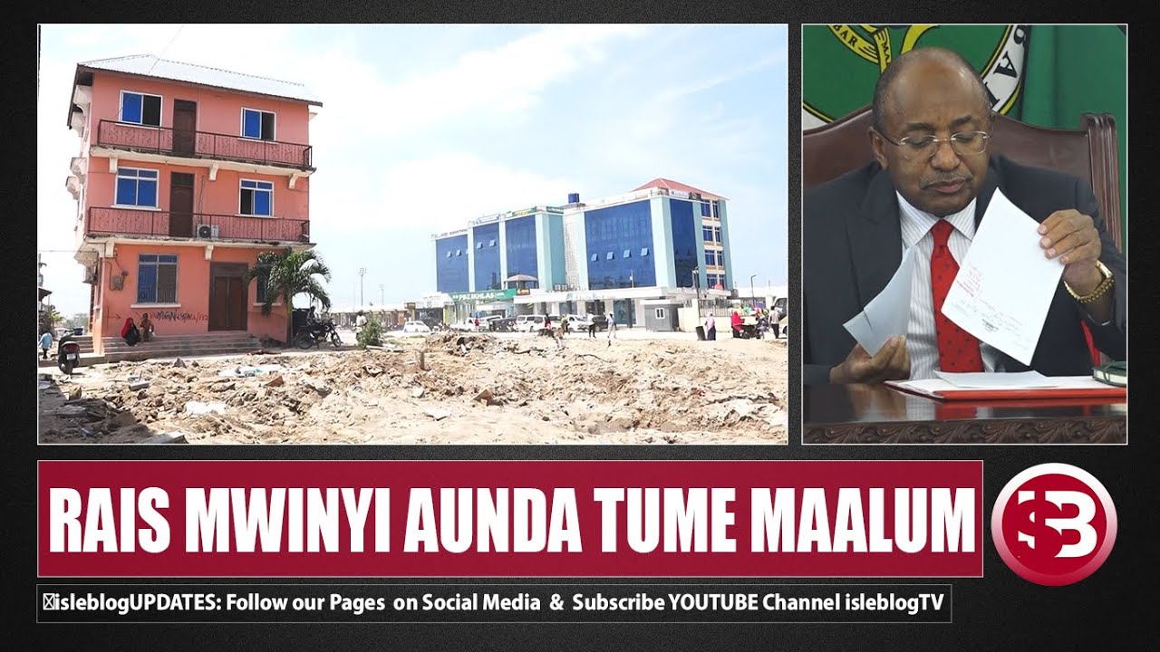 #RAIS MWINYI AUNDA TUME KUTATHMINI FIDIA NA KERO