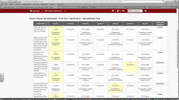 Sample Checklist Rubric in D2L