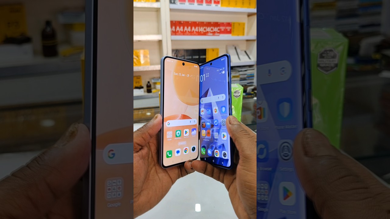 Realme p4 vs infinix note 50s quick design compare ⚡first look & design review