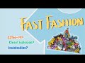 The True Cost of FAST FASHION in 3 minutes $$$