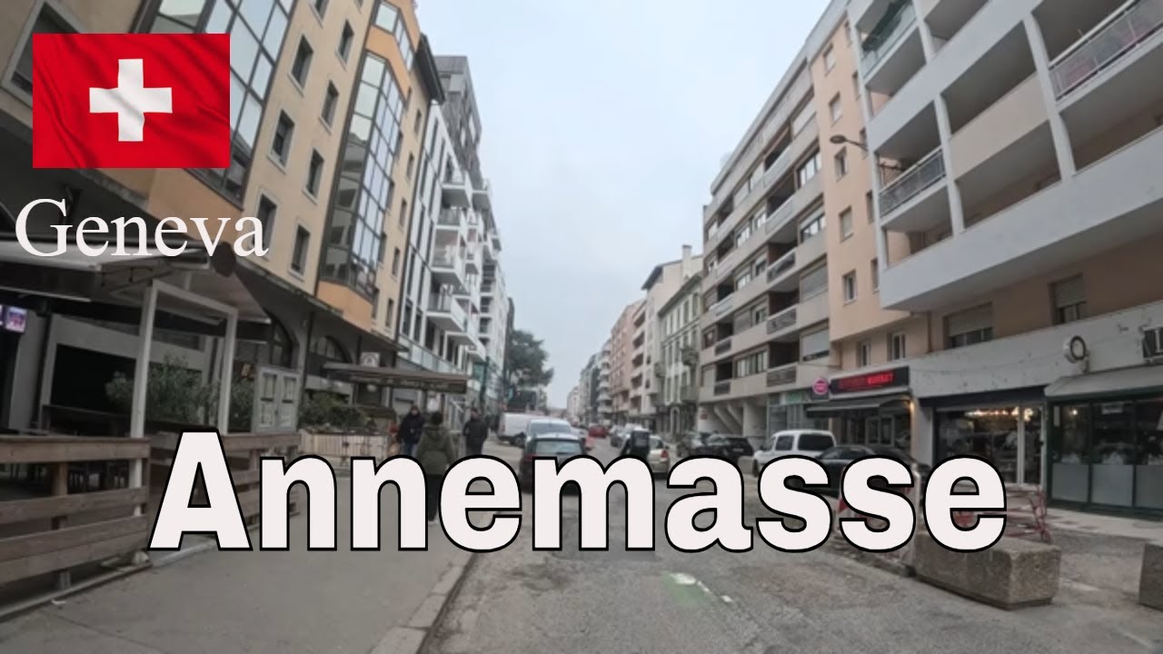 Annemasse drive-The city is located on the Franco-Swiss border- Driving