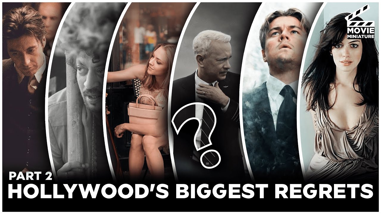 The Roles They Regret: 7 Famous Actors Who Turned Down Career Defining Movies 💔 #movies #hollywood