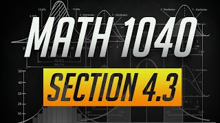 Math 1040 - Section 4.3 - The Coefficient of Determination