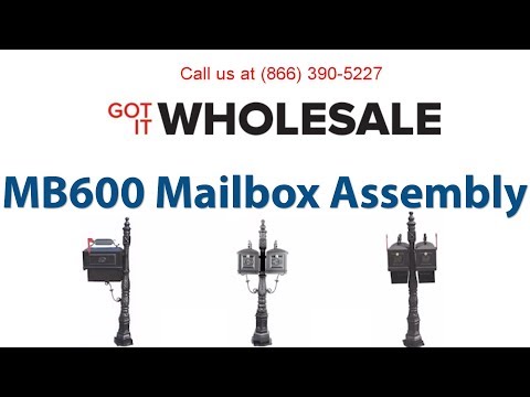 Got It Wholesale | MB600 Mailbox & Post Assembly