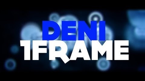 #deni1frame Intro | By:VarikX | [C4D/AE] Makkusu style? :D Not my best, but 4 hours work... :C