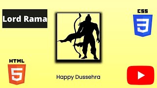 Html5, CSS3, Animated Happy Dussehra Wishing.. #bot_coder. #html5, #css3, #reactjs, #js :) screenshot 4