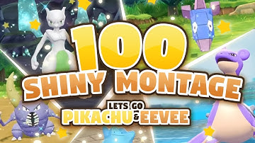 100 EPIC SHINY MONTAGE! Pokemon Let