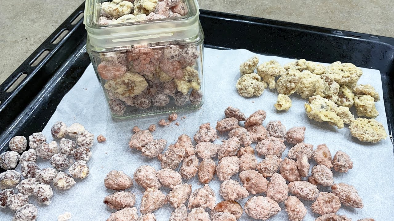 MANDORLE NOCI E NOCCIOLE PRALINATE FATTE IN CASA