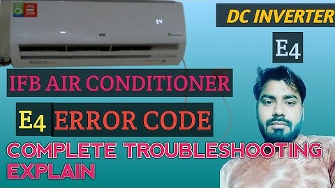 IFB Inverter AC E4 error solved@sainisolutionrepairing