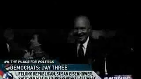 Susan Eisenhower talks with Tom Brokaw