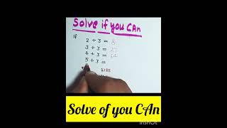Genius IQ Test math puzzle