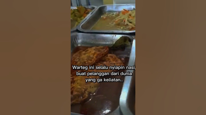 ORANG INI KALO BELI NASI DI WARTEG BAYARNYA SELALU PAKE DAUN JAMBU