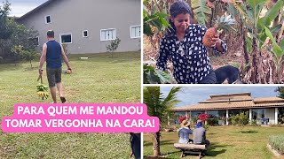 PARA QUEM MANDOU TOMAR NO VERGONHA NA CARA/ESTÁ DANDO RESULTADO SIM/CHÁCARA EM FIRMAÇÃO NUBIA VIANA