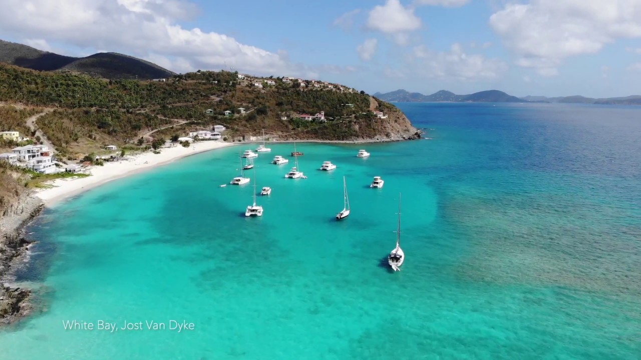 Jost Van Dyke Aerial Footage YouTube
