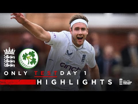 Stuart Broad Takes 5-51 at Lord's | Highlights - England v Ireland Day 1 | LV= Insurance Test 2023
