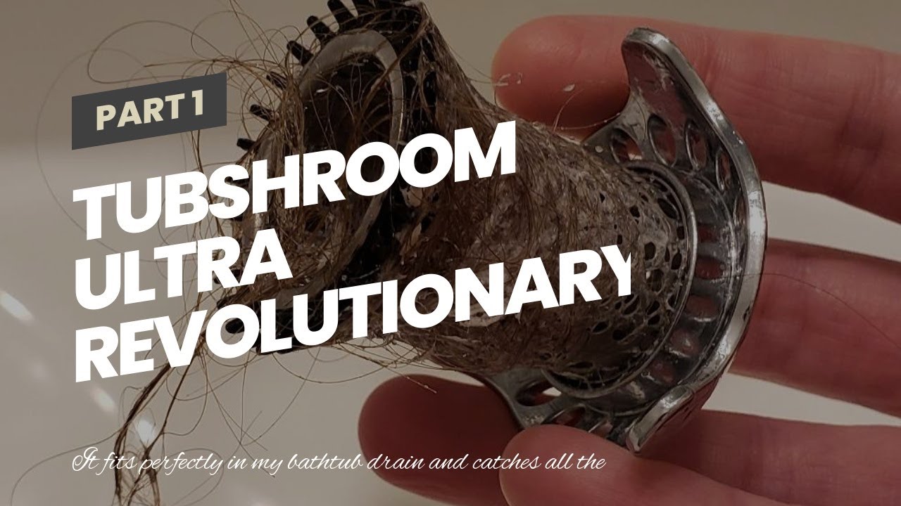 TubShroom Ultra TubShroom Stainless Steel Drain Hair Catcher