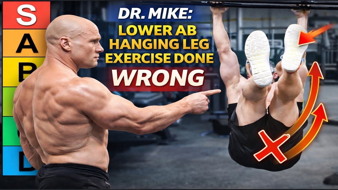 Dr Mike Lower Ab Hanging leg Exercise Done Wrong