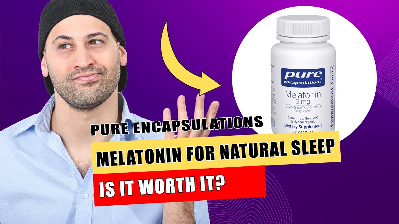 Pure Encapsulations Melatonin 3 mg - Antioxidant Supplement to Support