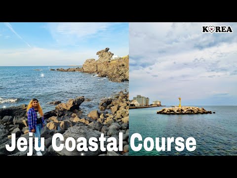 Jeju Coastal side| Jeju island walking tour without car| Hawaii of South Korea| Jeju Fun with baby