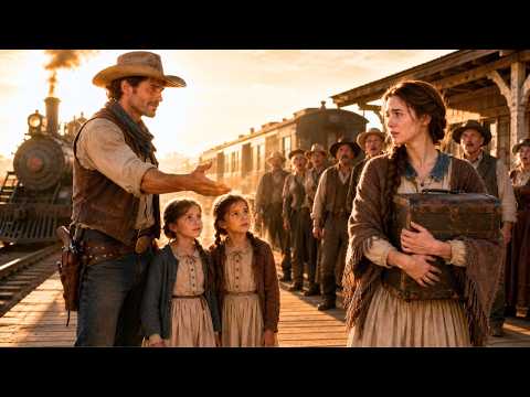 Ugly Bride Was Rejected at the Station—Then a Cowboy Dad Whispered, My Twins Need a Mother