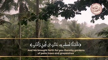 تلاوة هادئة تريح القلب.. وأنزلنا من السماء ماء بقدر فأسكناه في الأرض وإنا على ذهاب به لقادرون