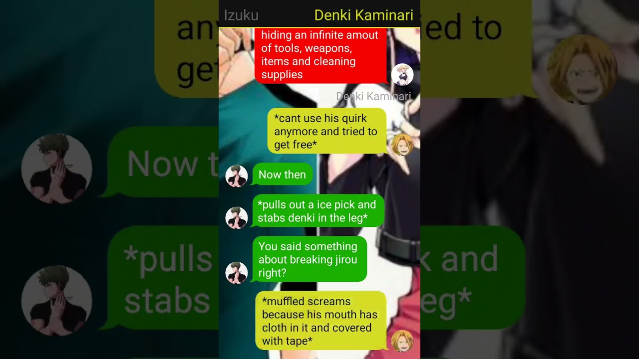 yandere izuku x jioru oneshot