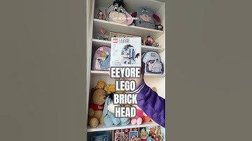 eeyore in LEGO form! such a good brickhead! 🩶🎀 #eeyore #winnethepooh #lego #collector