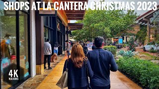 Walking around Shops at La Cantera  Christmas 2023