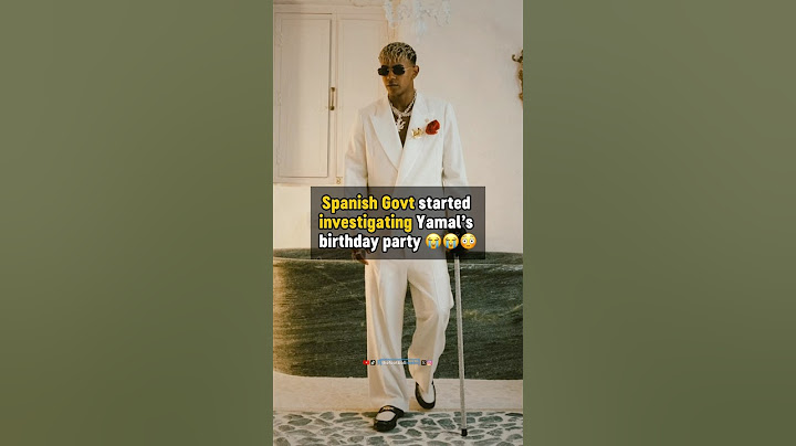 Legal action taken on Lamine Yamal’s birthday party 😳