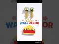 Ice Cream Sticks House Wall Decor 🏡 | Easy Handmade Flower Planter Craft | DIY Room Decor#shorts