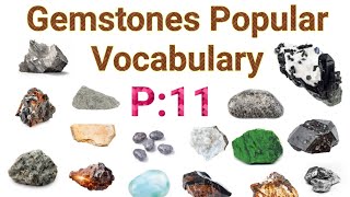 Gemstones Vocabulary in English with Picture |P:11| popular Gemstone vocabulary video in English