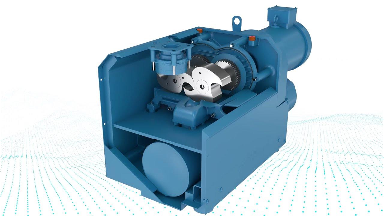 Reduce Maintenance Intervals with Oilfree Compression Kinney KVC Dry Claw Vacuum Pumps YouTube