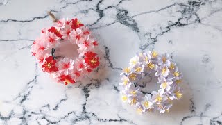 溫度製造所。手作 DIY 春季夢幻櫻花花圈 掛飾 花藝