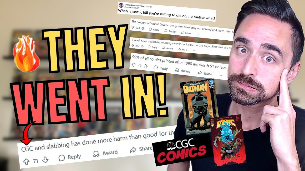 Горячие комментарии коллекционера комиксов стали вирусными на Reddit!