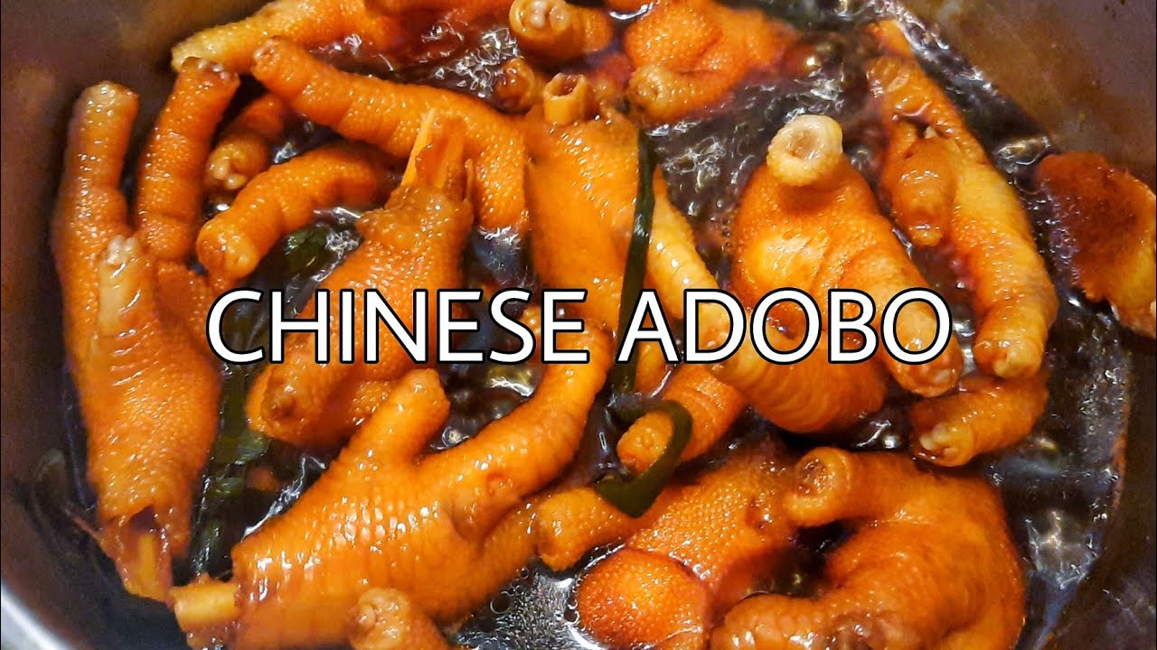 Chicken Feet Adobo Chinese Stylecooking Jowa and friends Official YouTube
