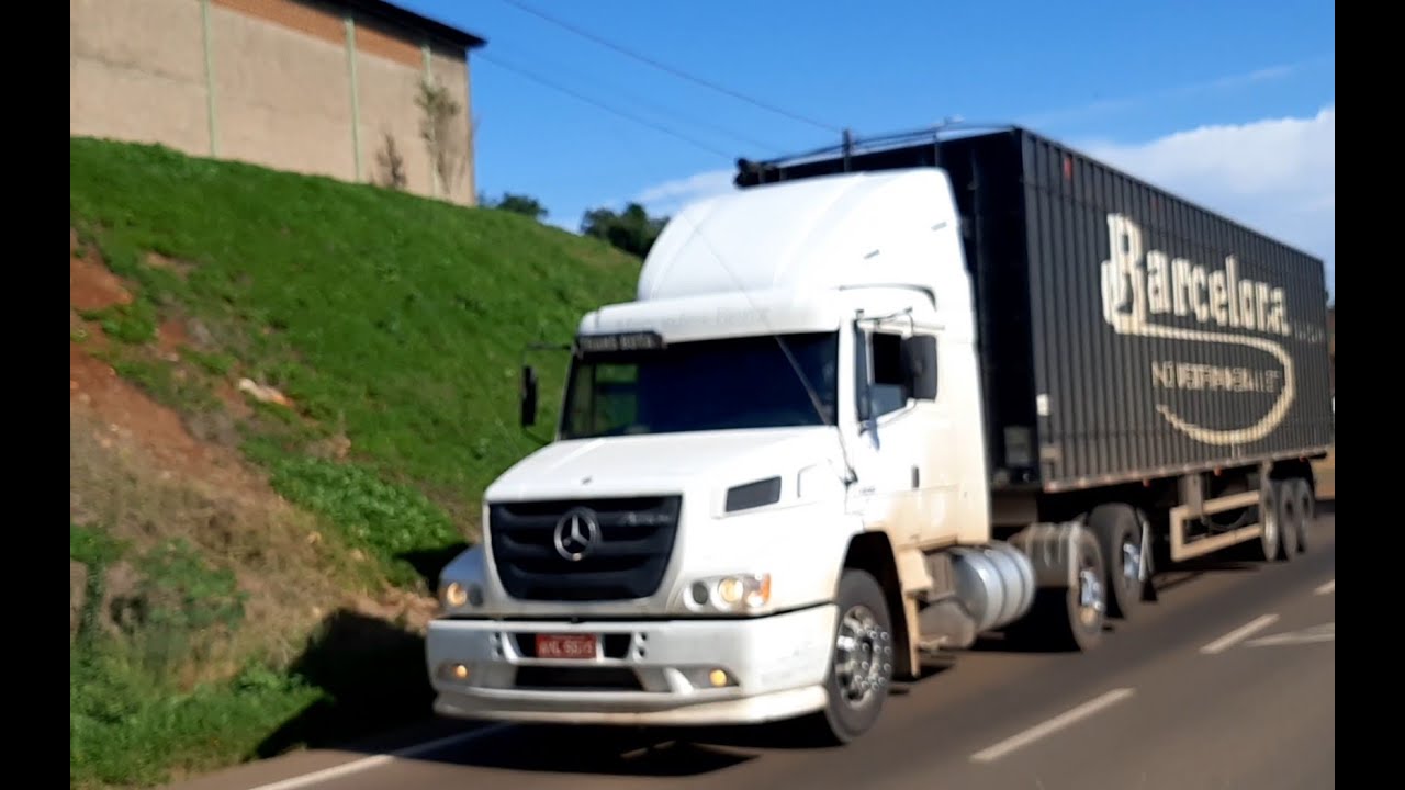 MERCEDES BENZ ATRON 1635 BRANCO CARRETA RODOVALE CAVAQUEIRA 6 EIXOS ...