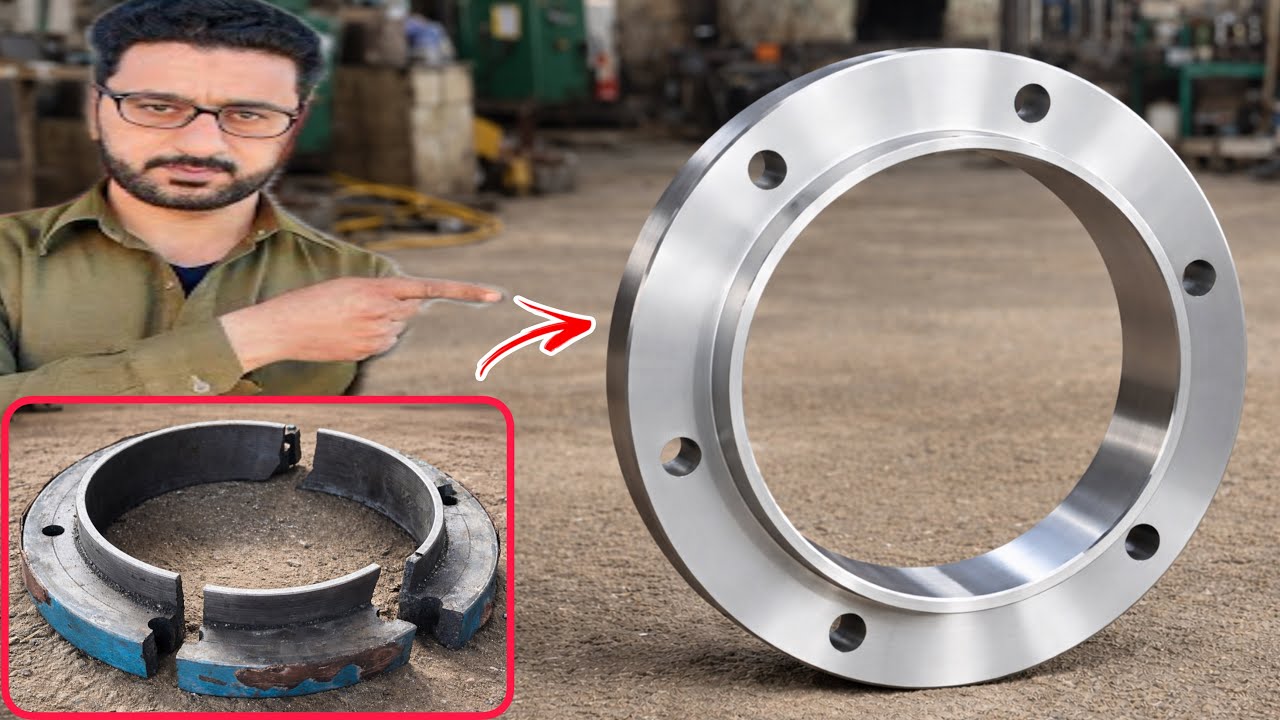 How to Afghan Mechanic New TTFWF Tank Truck Flange X Socket Weld Made from Solid Iron Piece