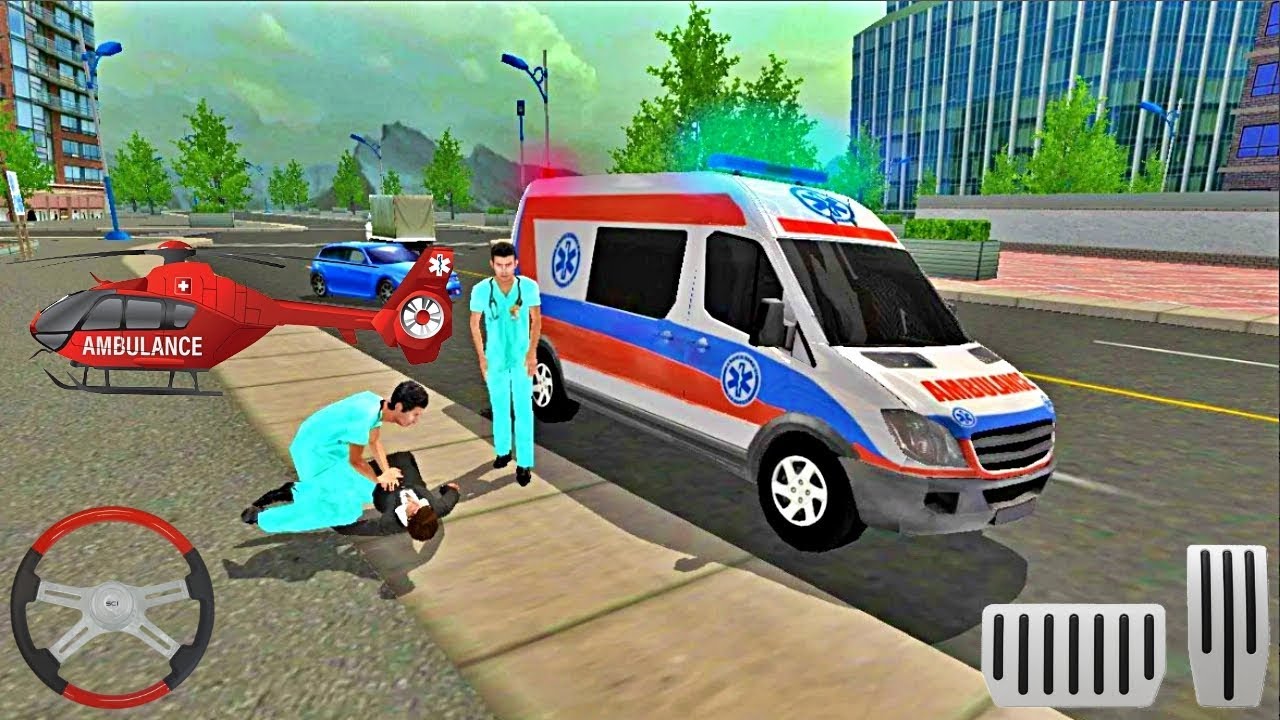 Ambulance Helicopter - Emergency Ambulance Simulator - Best Android Gameplay