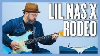 Video thumbnail of "Lil Nas X Rodeo Guitar Lesson + Tutorial"