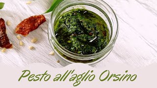 5 MINUTI - pesto all'aglio orsino