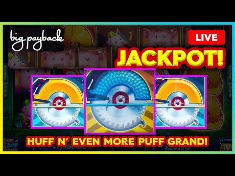 🔴 FIRST SPIN ULTRA MEGA MANSION FEATURE → HUFF N' EVEN MORE PUFF GRAND!