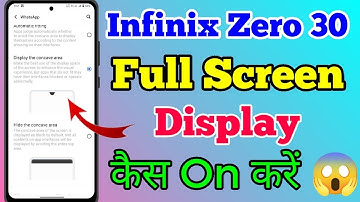 How To Full Screen Display Infinix Zero 30 5g // Infinix Zero 30 Full Screen Display Kaise On Kare
