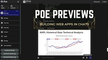 Poe Previews: Building Web Apps in Chats