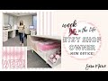 MOVING Week! | Settled in the NEW Office! | WEEK in the Life of an Etsy Sticker Shop | Sara Marie