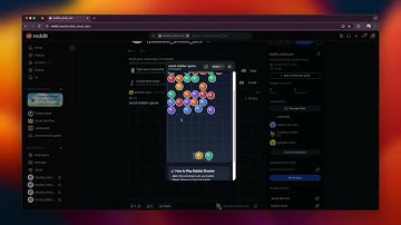Bubble Shooter Game - Reddit Devvit Hackathon Submission