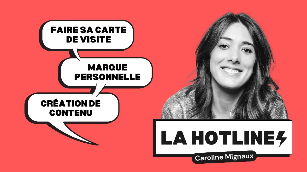 La Hotline  de Caro ! Où rencontrer des créateurs ? Comment gérer plusieurs activités et se nicher ?