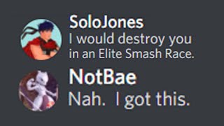 I Challenged Notbae to Speedrun Elite Smash with me