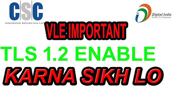 HOW TO ENABLE TLS1 2 IN CHROME BROWSER WINDOWS 7.CHROME ME TLS1.2 ENABLE KAISE KARE BY JHARKHAND CSC
