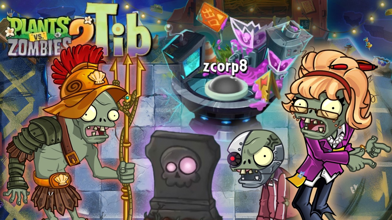 Bunch of returners into a single ZCorp invasion | PvZ 2 Tib
